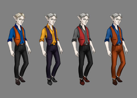 Elf color variations