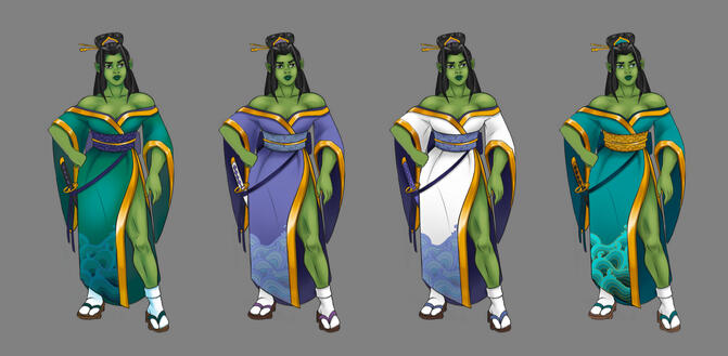 Alien color variationa